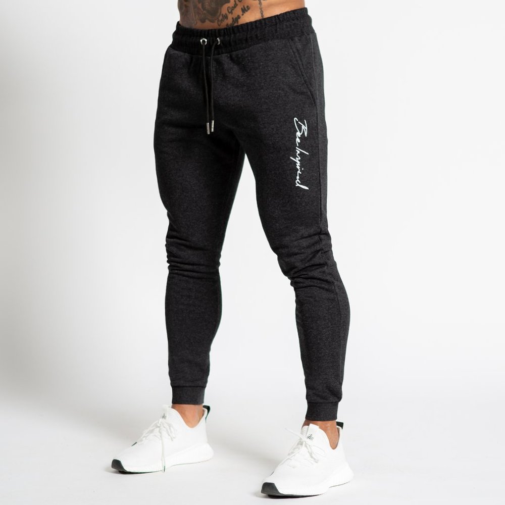 Bee Inspired Klass Jogpants in Charcoal